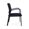 Lesro Newport Wide Guest Chair Metal Frame, Black, OH Navy Upholstery NP1201 - alternate 3